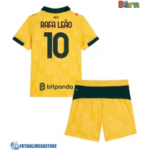 Fotballdrakt Barn AC Milan Rafael Leao #10 Tredjedraktsett 2025-26 Kortermet (+ Korte bukser)